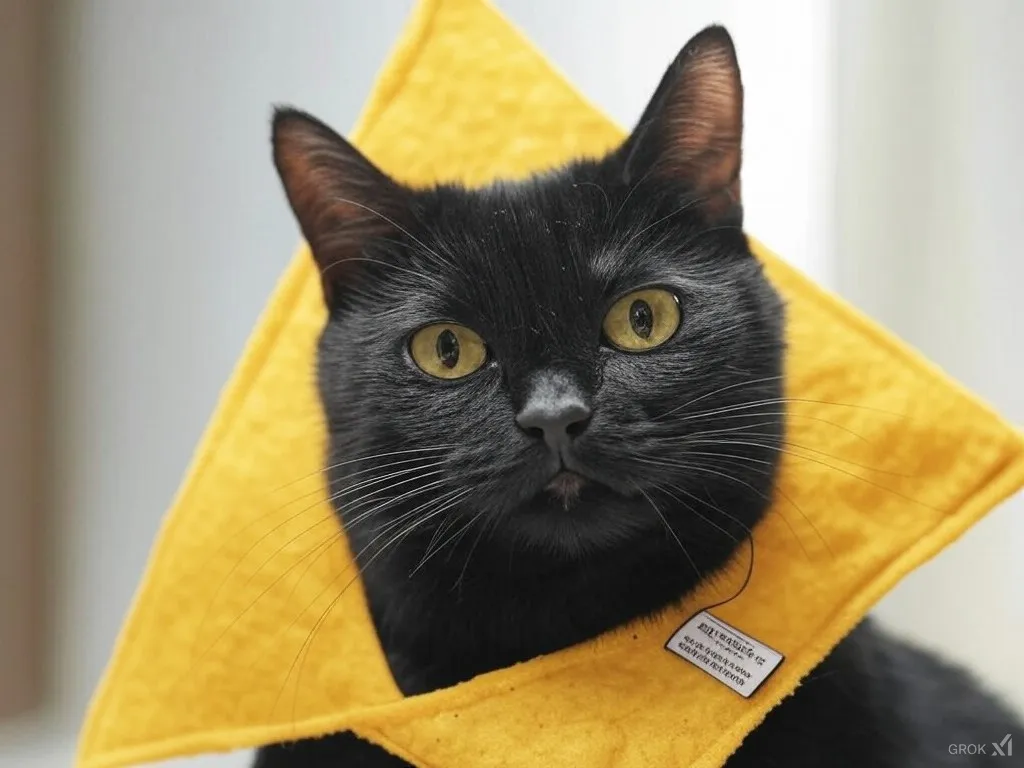 Gato negro representando el principio de inversión de dependencias DIP de los principios SOLID.