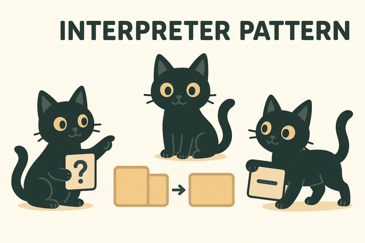 Diagrama del Patrón Interpreter mostrando el árbol de sintaxis abstracta.