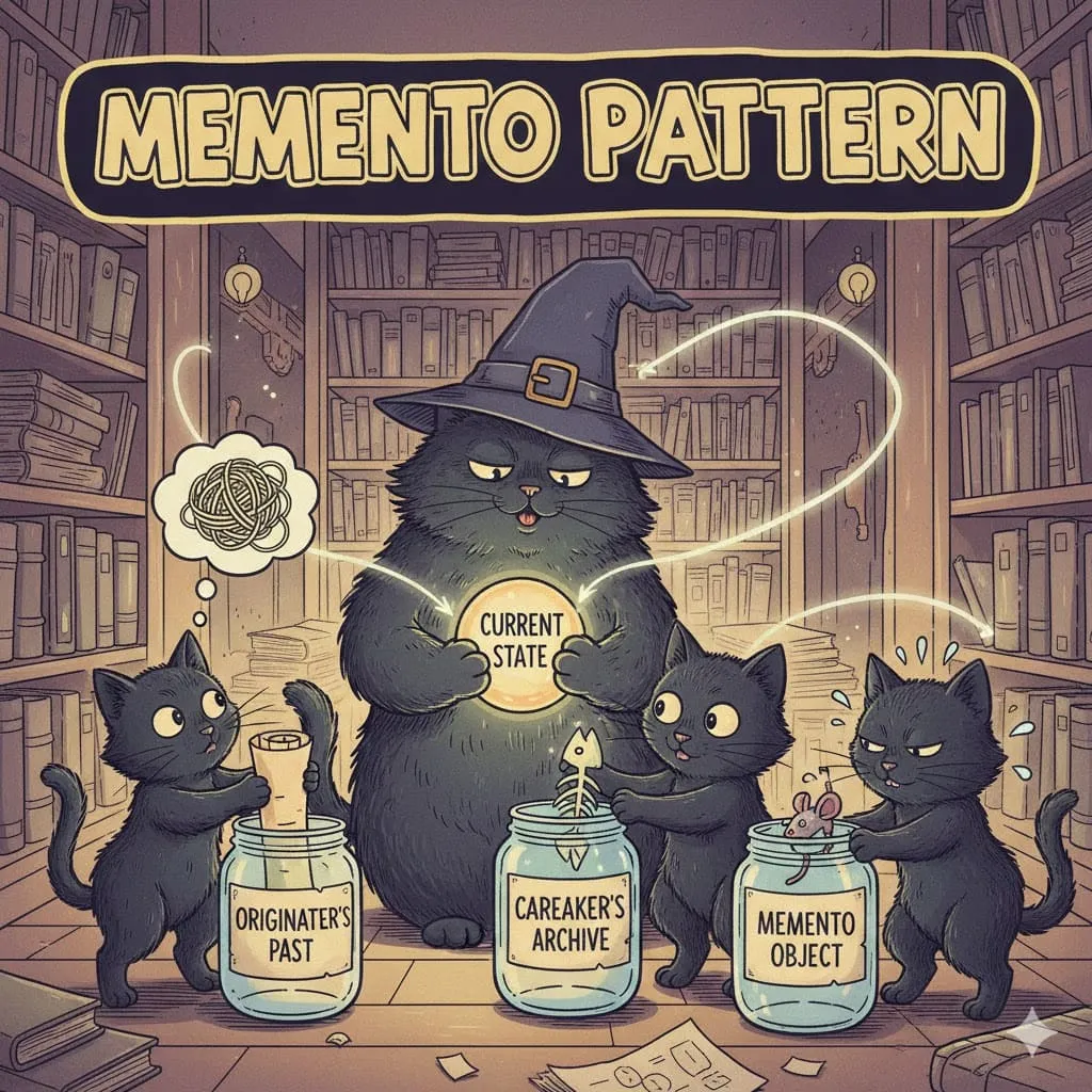 Diagrama del Patrón Memento.