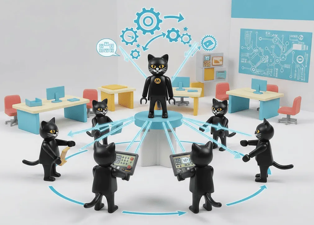 Diagrama del Patrón Mediator.