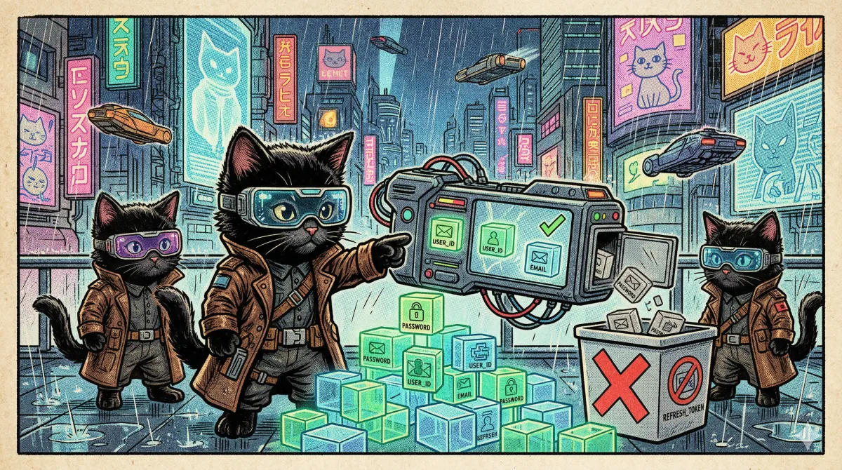 Entidad de NestJS pasando por un filtro que excluye campos sensibles antes de la respuesta.