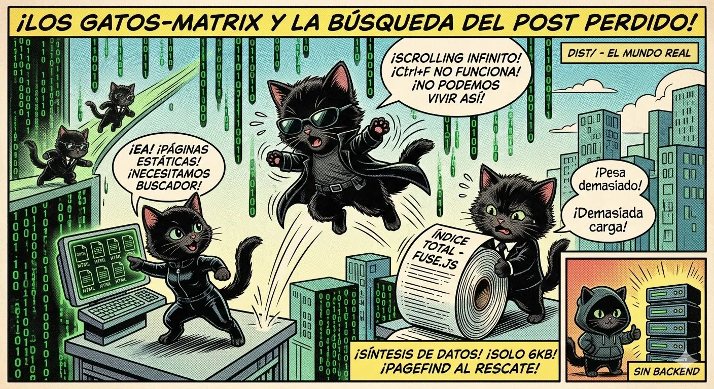 Buscador en un blog estático con Astro y Pagefind.