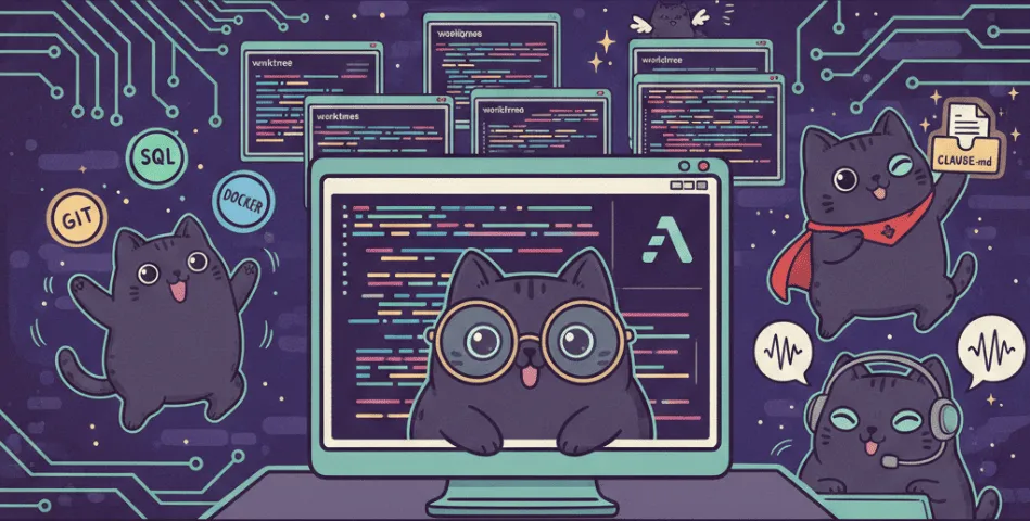 Interfaz de línea de comandos de Claude Code ejecutando tareas de programación.