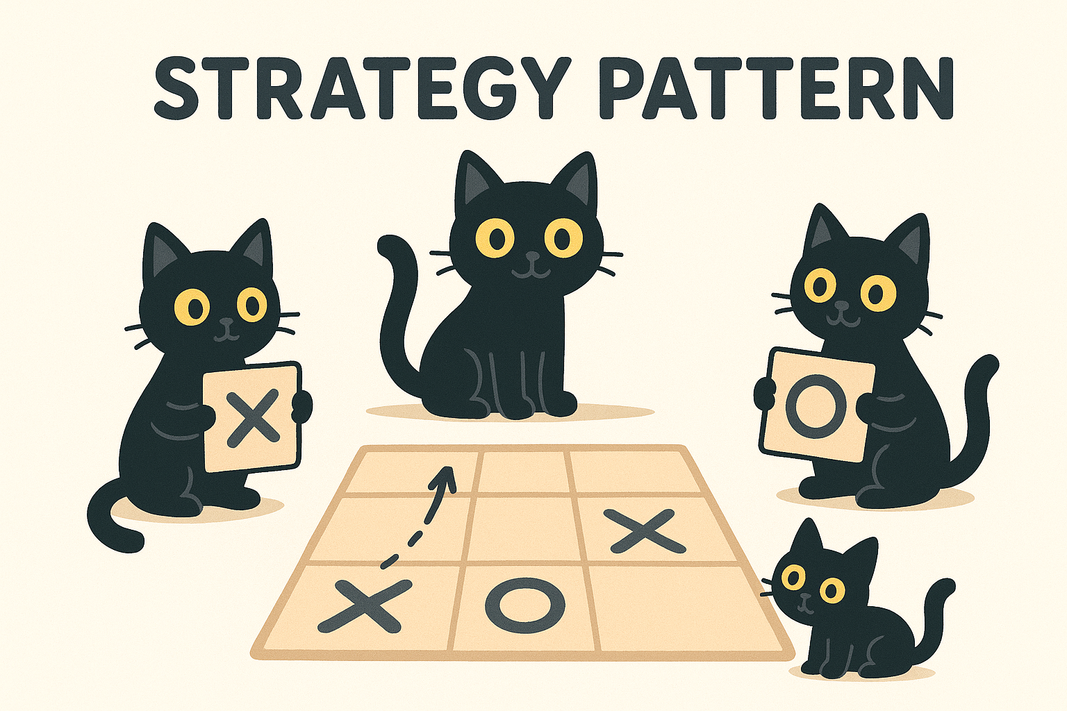 Diagrama del patrón Strategy mostrando un contexto que utiliza una interfaz para delegar comportamiento.